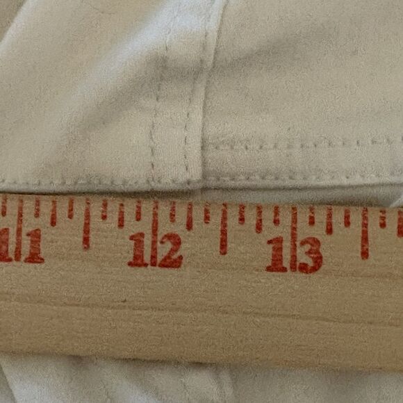 Womens Capri Pants 24W White Skinny Crop Hi-Rise‎ C EST 1946 Denim Tummy Control - Picture 4 of 7